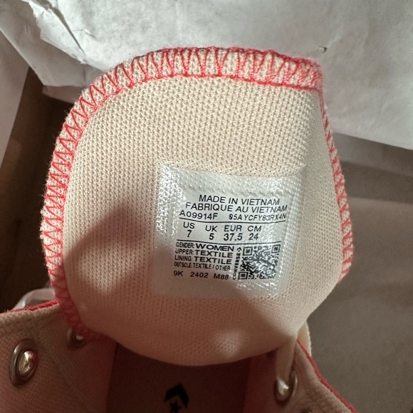 NIB Converse Chuck Taylor All Star Lift Hi Top Platforms Watermelon Slus… - Picture 8 of 11